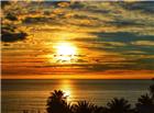 大海黄昏夕阳图片