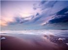 黄昏海边沙滩图片