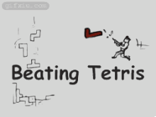 beating tetris 俄罗斯方块魂斗罗恶搞图片(点击浏览下一张趣图)