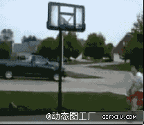 牛人用脚投篮球(点击浏览下一张趣图)