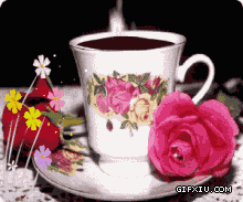 闪图玫瑰与咖啡(点击浏览下一张趣图)