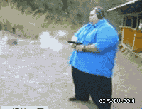 搞笑的超级胖子打手枪的动作真是太逗了(点击浏览下一张趣图)