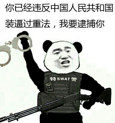 你已经违反中华人民共和国装逼过重法，我要逮捕你！(点击浏览下一张趣图)