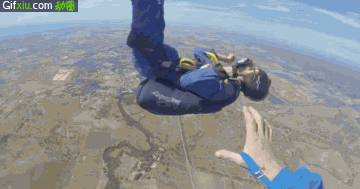 高空跳伞动态图片(点击浏览下一张趣图)
