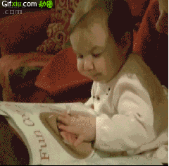 搞笑的外国宝宝吃书上画的东西，笑喷了(点击浏览下一张趣图)