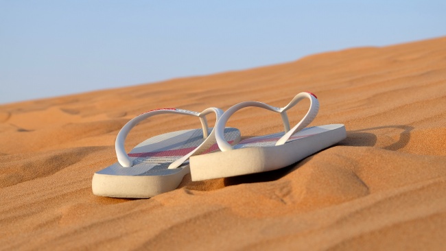 沙漠拖鞋图片(点击浏览下一张趣图)