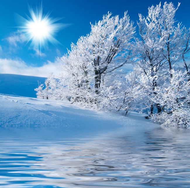 冬季雪景图片素材(点击浏览下一张趣图)