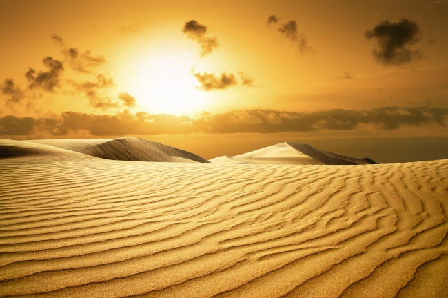 黄金沙漠图片(点击浏览下一张趣图)