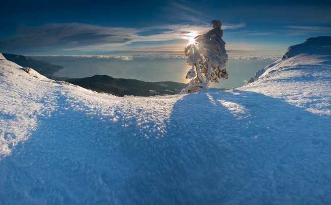 克里米亚雪景图片(点击浏览下一张趣图)
