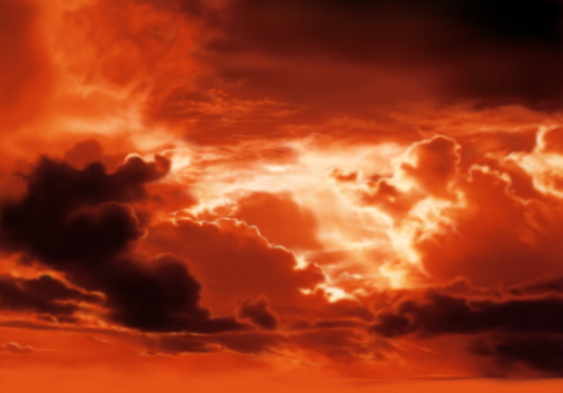 高清黄昏云层图片(点击浏览下一张趣图)