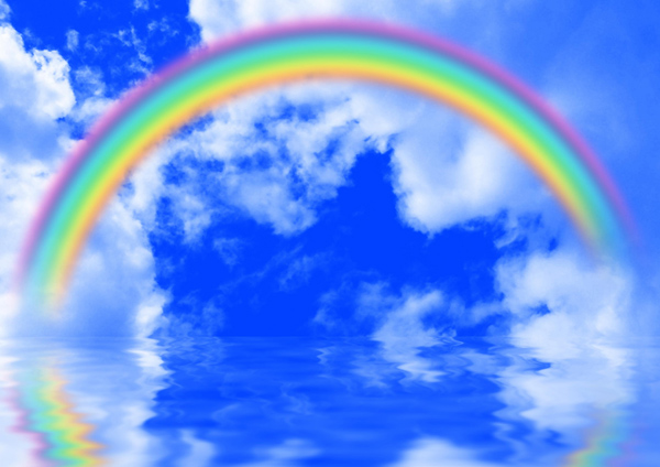 高清大图彩虹天空图片(点击浏览下一张趣图)