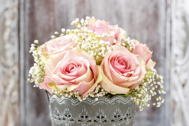 粉色玫瑰花束图片(点击浏览下一张趣图)