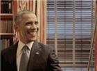 美国总统奥巴马白宫内卖萌恶搞搞笑动态图片