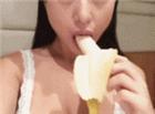 日本女人吃香蕉动态图片