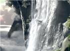 庐山瀑布动态图片