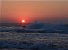 希腊克里特岛夕阳图片