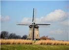 草地荷兰风车图片