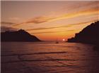 大海黄昏日落美景图片