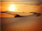 沙漠日落图片
