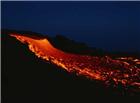 火山岩浆风景图片