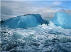 南极冰川上的企鹅图片