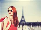 巴黎旅行购物美女图片