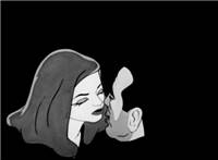恋人日常,卡通情侣接吻gif浪漫动态图